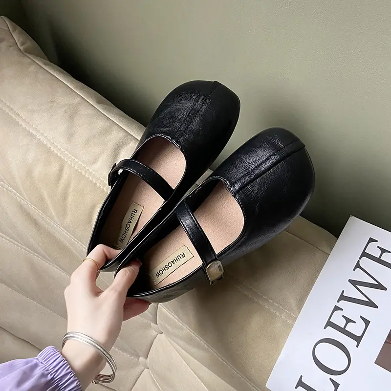 French-Style Closed-Toe Mules for Women, Summer 2025 New Versatile Retro Mary Jane Sandals to Match Dresses - Image 4