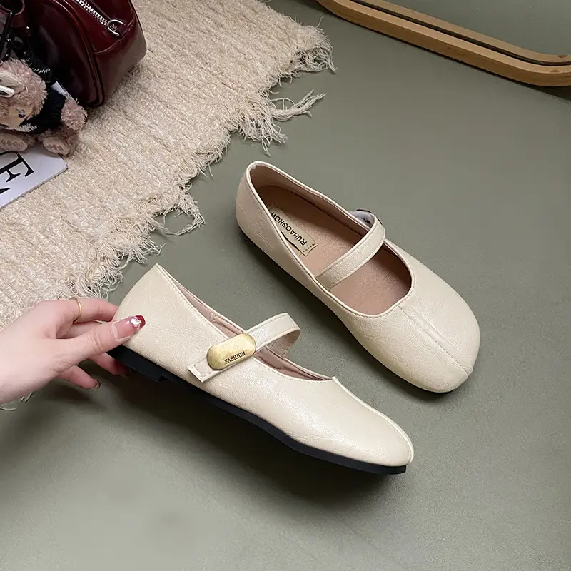 French-Style Closed-Toe Mules for Women, Summer 2025 New Versatile Retro Mary Jane Sandals to Match Dresses - Image 5