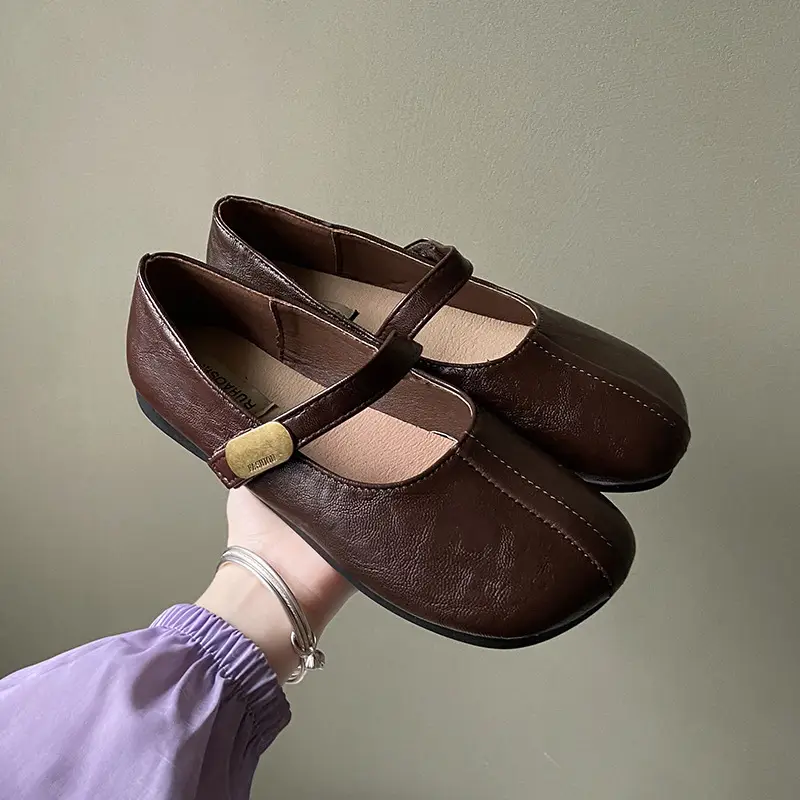 French-Style Closed-Toe Mules for Women, Summer 2025 New Versatile Retro Mary Jane Sandals to Match Dresses - Image 6