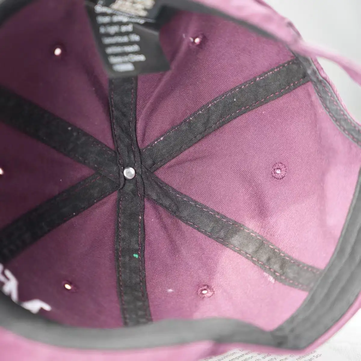Red Embroidered Baseball Cap for Women — feature 7