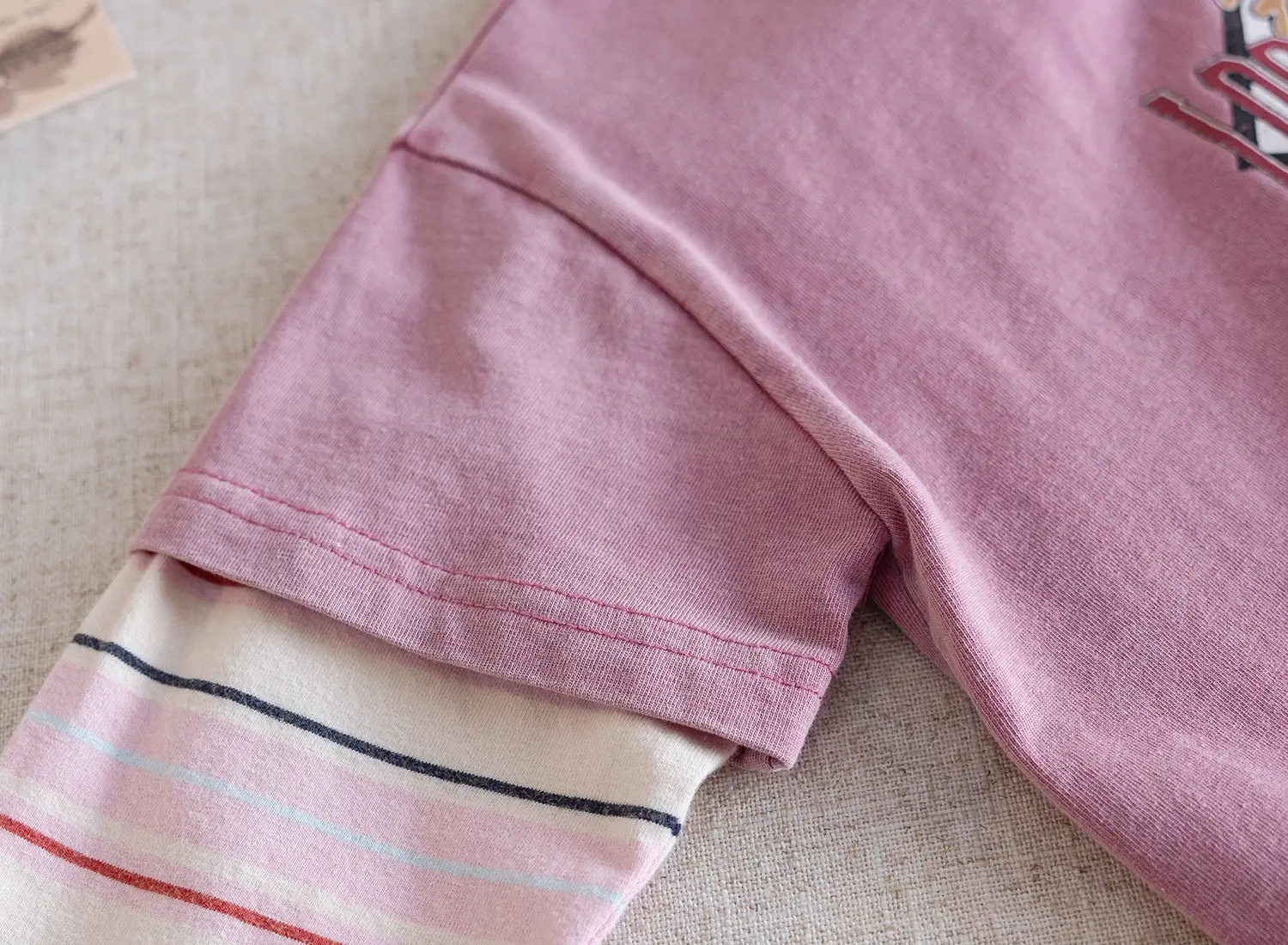 Baby Long Sleeve T-Shirt Kidsren Pink Cotton Boys — feature 7