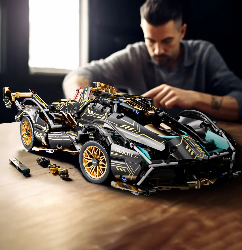 Lego Cyberpunk Car Remote Control for Boys Kids - Image 3