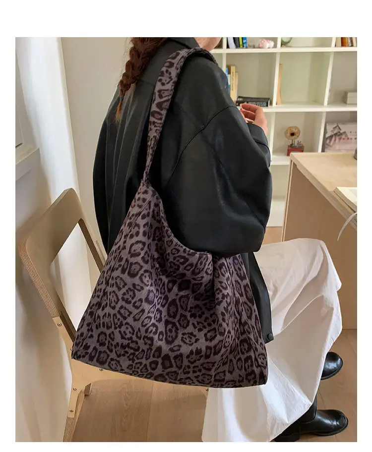 Leopard Print Women's Large Capacity Shoulder Bag — feature 16