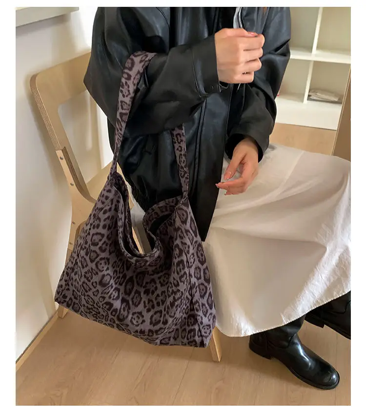 Leopard Print Women's Large Capacity Shoulder Bag — feature 17