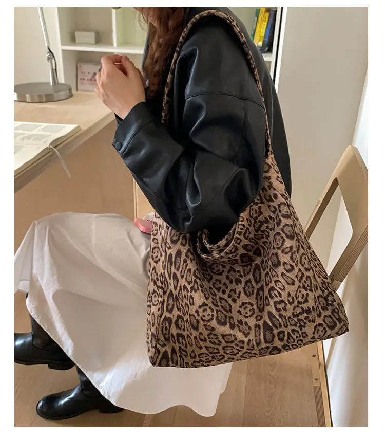 Leopard Print Women's Large Capacity Shoulder Bag — feature 20