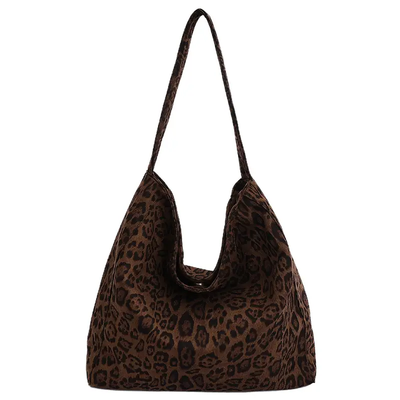 Leopard Print Women's Large Capacity Shoulder Bag - Image 4