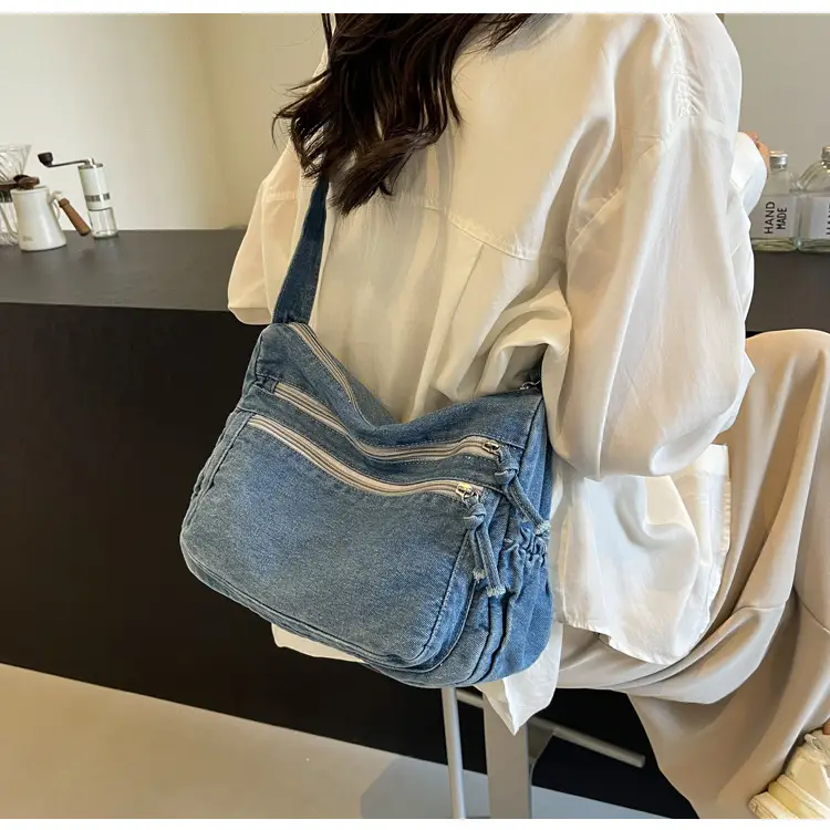 New Korean Style Multi-Pocket Crossbody Bag with Large Capacity — feature 25