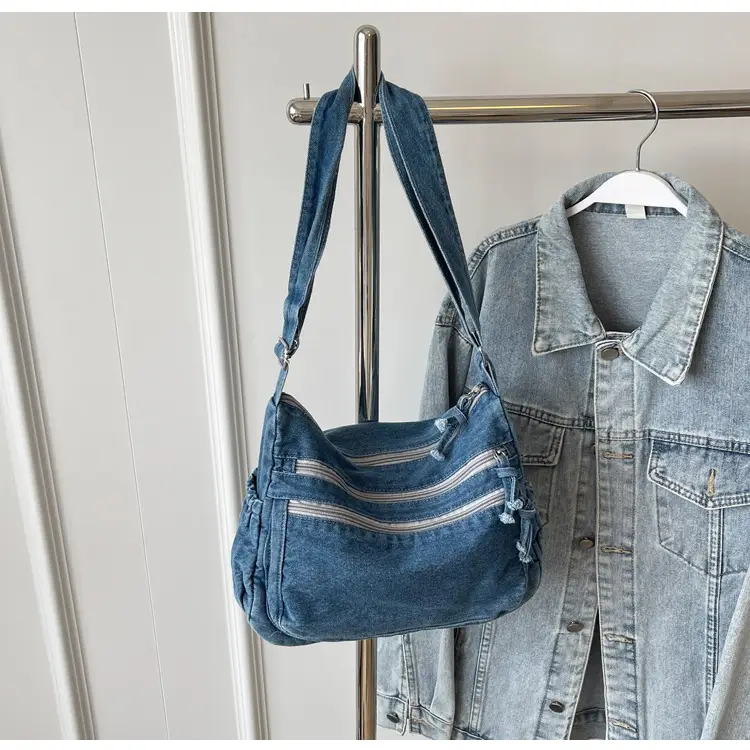 New Korean Style Multi-Pocket Crossbody Bag with Large Capacity — feature 36