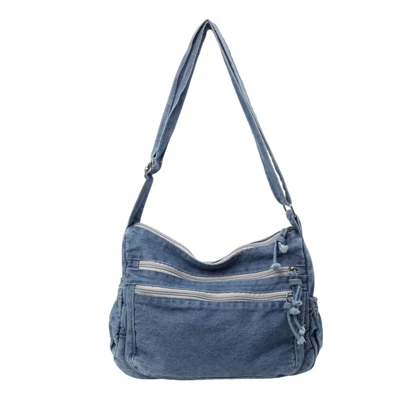 New Korean Style Multi-Pocket Crossbody Bag with Large Capacity - Image 3