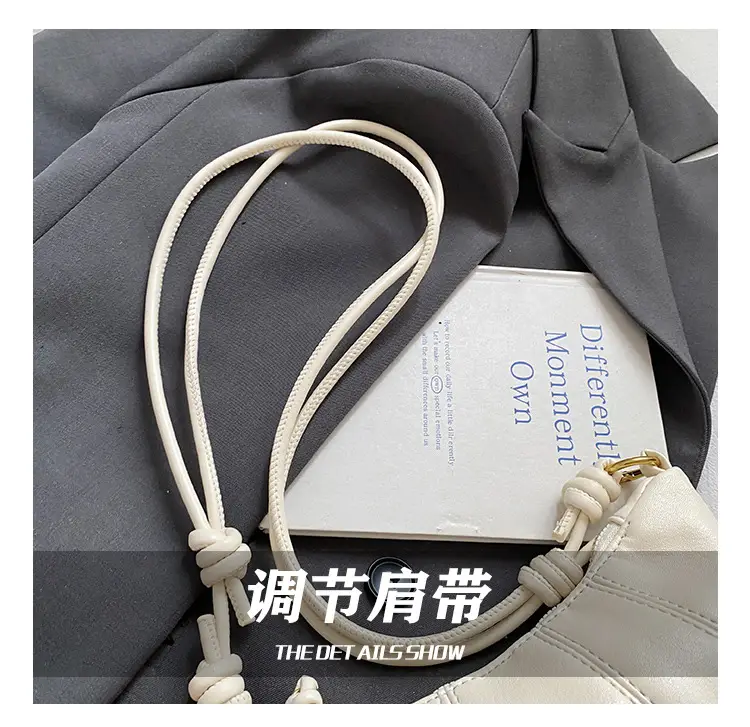 Retro Brown Crossbody Bag with Bear Charm — feature 13