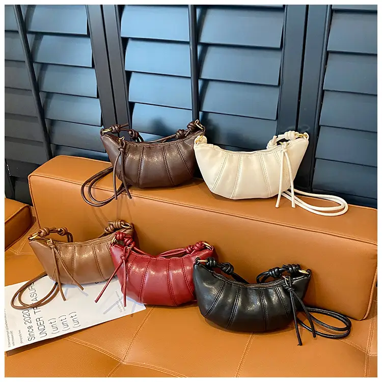 Retro Brown Crossbody Bag with Bear Charm — feature 15