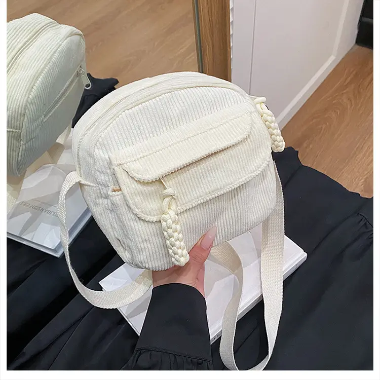 Korean Crossbody Bag Women Casual Trendy Beige — feature 24