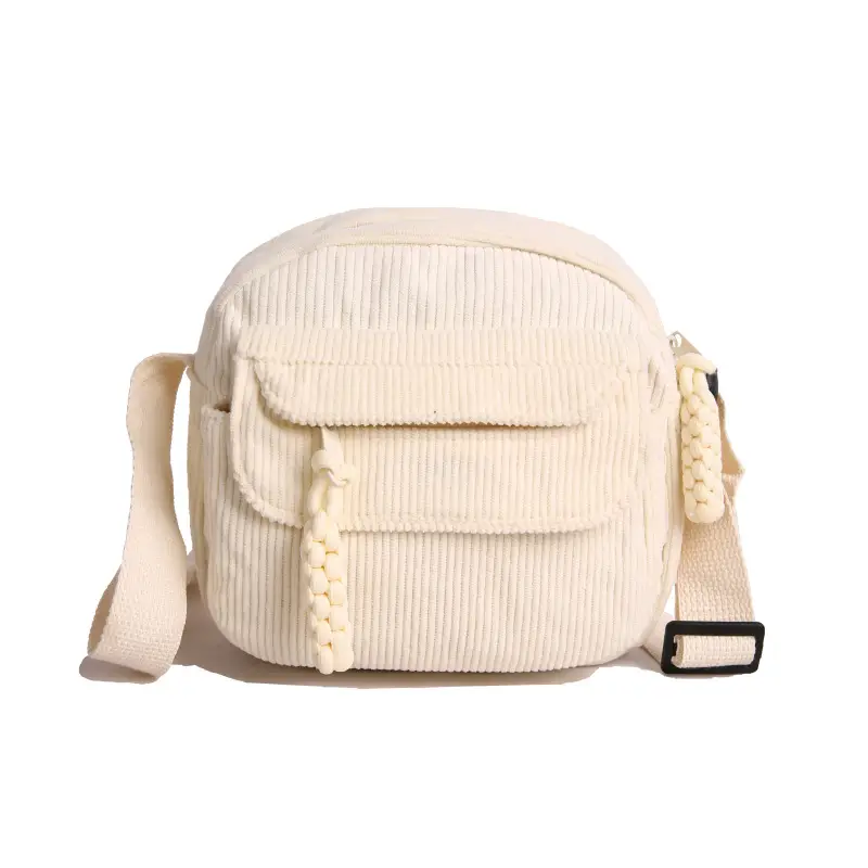 Korean Crossbody Bag Women Casual Trendy Beige - Image 2