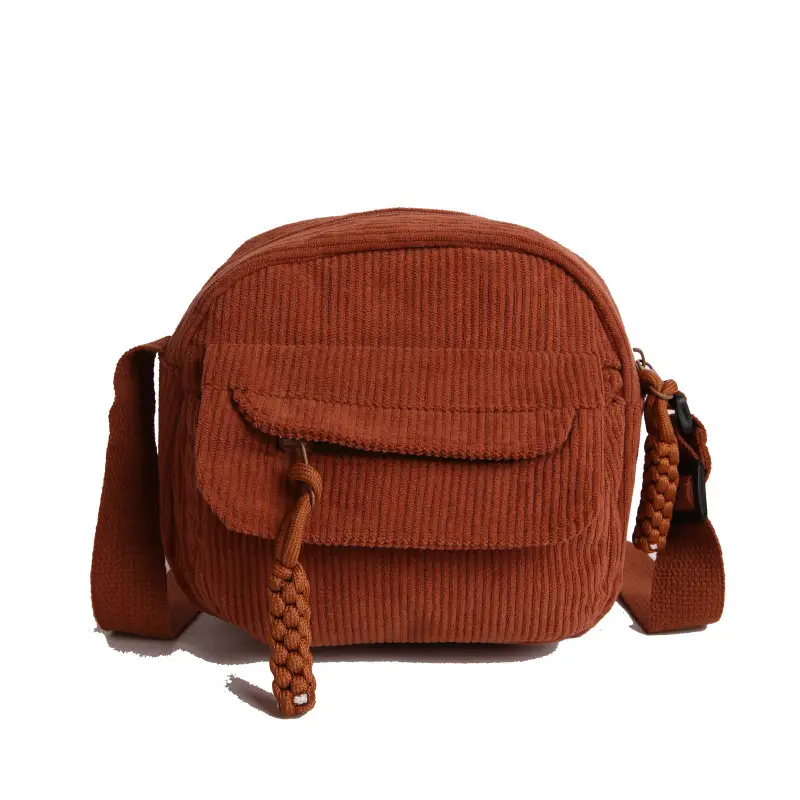Korean Crossbody Bag Women Casual Trendy Beige - Image 3