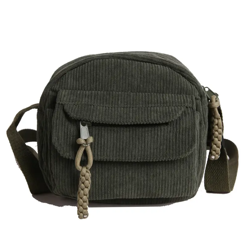 Korean Crossbody Bag Women Casual Trendy Beige - Image 4