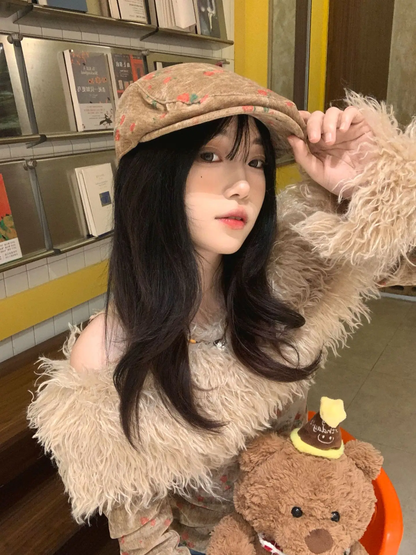 Retro Rose Forward Hat for Women Japanese Style — feature 8