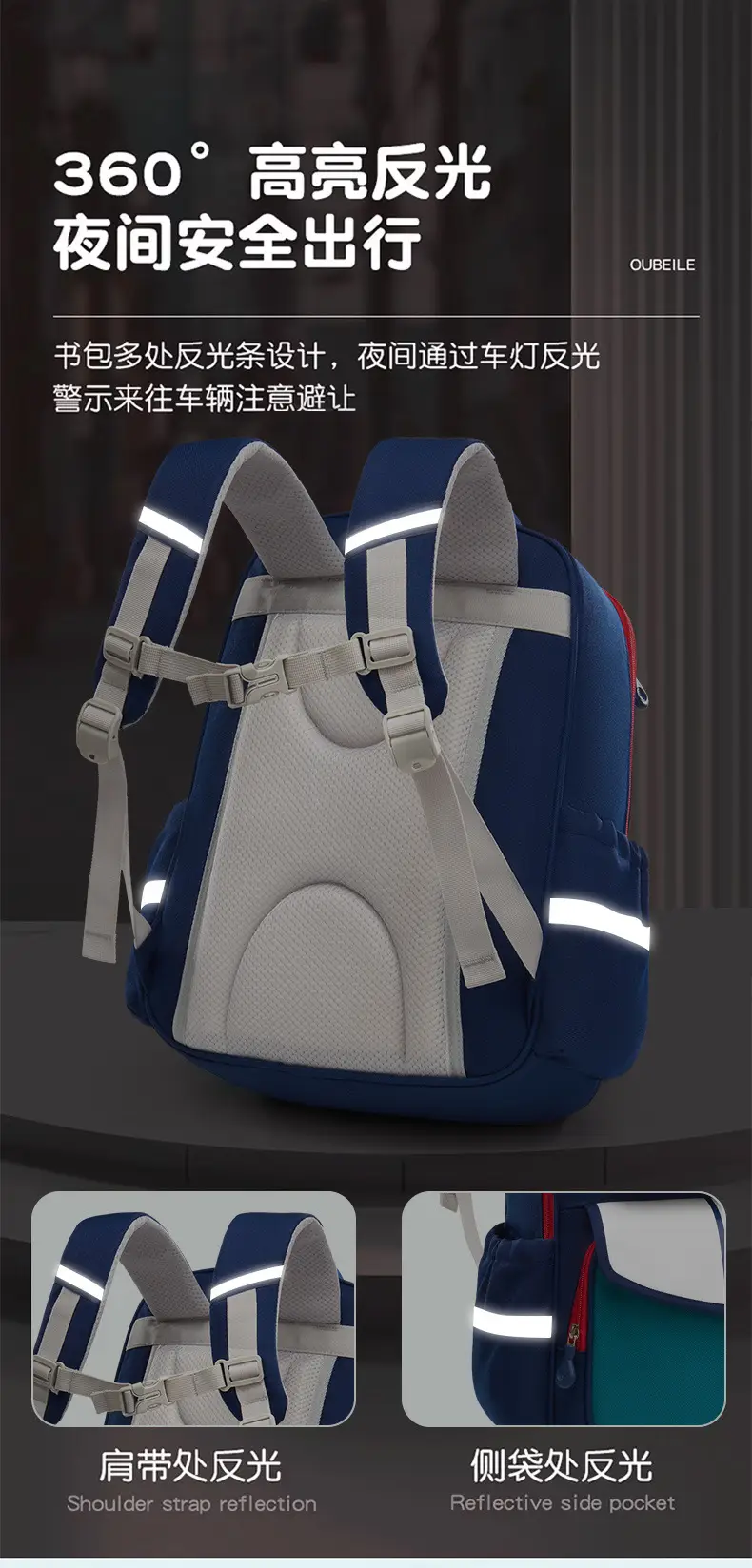 2025 New Kidsren's Spine Protection Schoolbag, Primary School Boy's Large-Capacity Backpack, Girl's Burden Reduction 1-6 Grade — feature 11