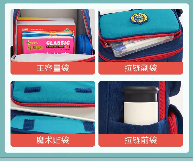 2025 New Kidsren's Spine Protection Schoolbag, Primary School Boy's Large-Capacity Backpack, Girl's Burden Reduction 1-6 Grade — feature 8