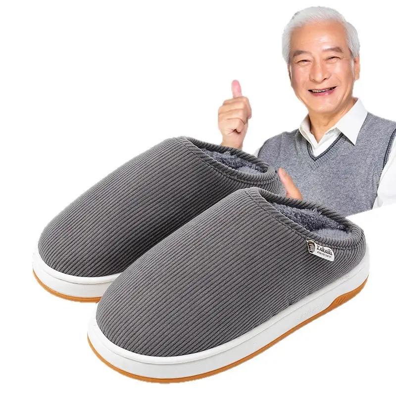 Plush Cotton Slippers for Women, Winter 2025 New Style, Indoor Home Warm Non-Slip Thick-Soled Maternity Cotton Shoes