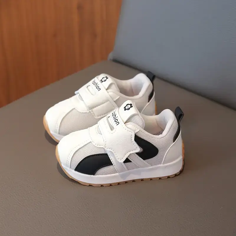 Baby Velcro Shoes White Green Spring Autumn New