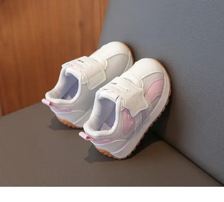 Baby Velcro Shoes White Green Spring Autumn New — feature 10