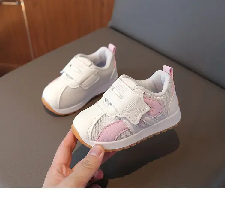 Baby Velcro Shoes White Green Spring Autumn New — feature 8