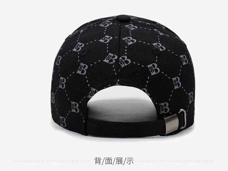 New Letter Embroidered Baseball Cap White Gold β feature 11