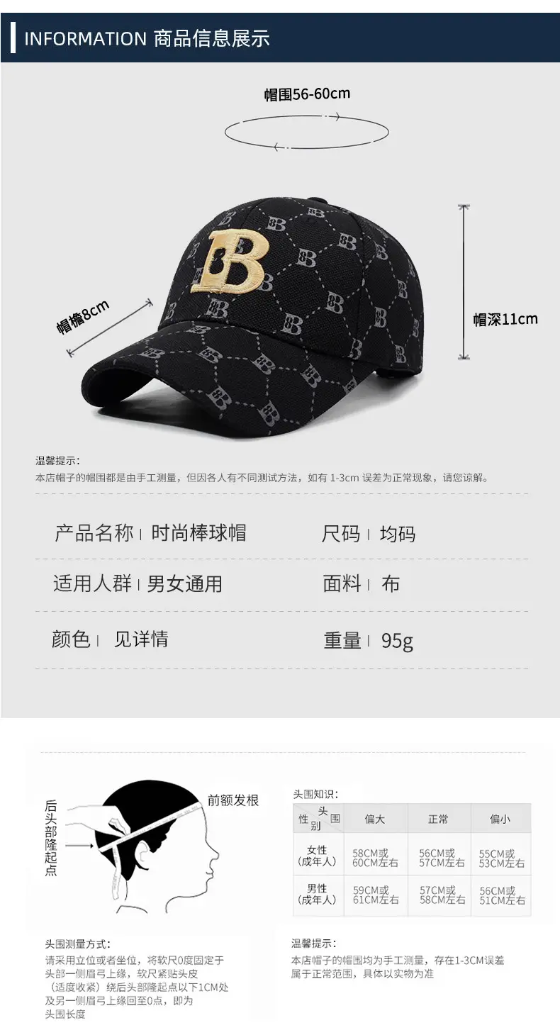 New Letter Embroidered Baseball Cap White Gold β feature 6