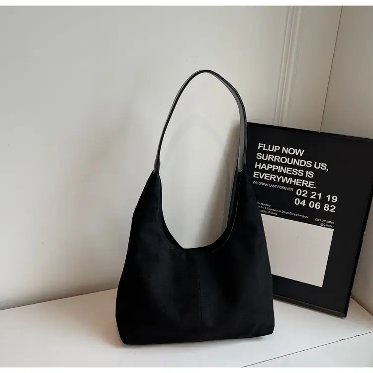 Brown Suede Large Capacity Women's Tote Bag — feature 27