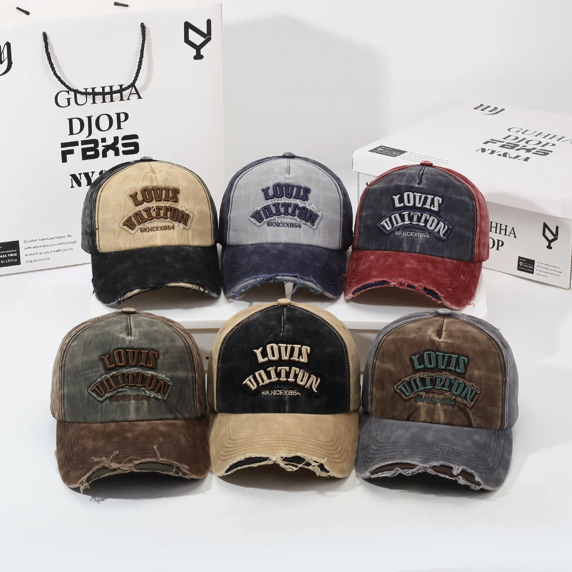 Men's Washed Cloth Baseball Cap Korean Style Outdoor Sun Protection Casual Versatile Street Spring and Autumn Sunshade Cap - Image 8