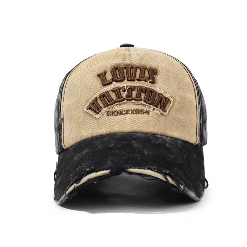 Men's Washed Cloth Baseball Cap Korean Style Outdoor Sun Protection Casual Versatile Street Spring and Autumn Sunshade Cap - Image 10