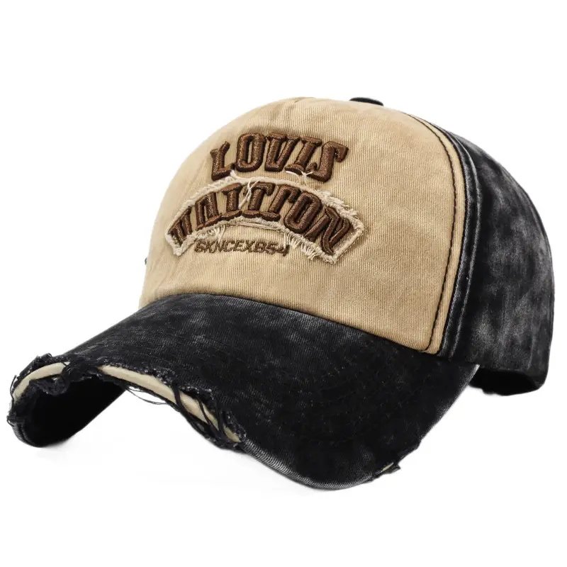 Men's Washed Cloth Baseball Cap Korean Style Outdoor Sun Protection Casual Versatile Street Spring and Autumn Sunshade Cap - Image 11