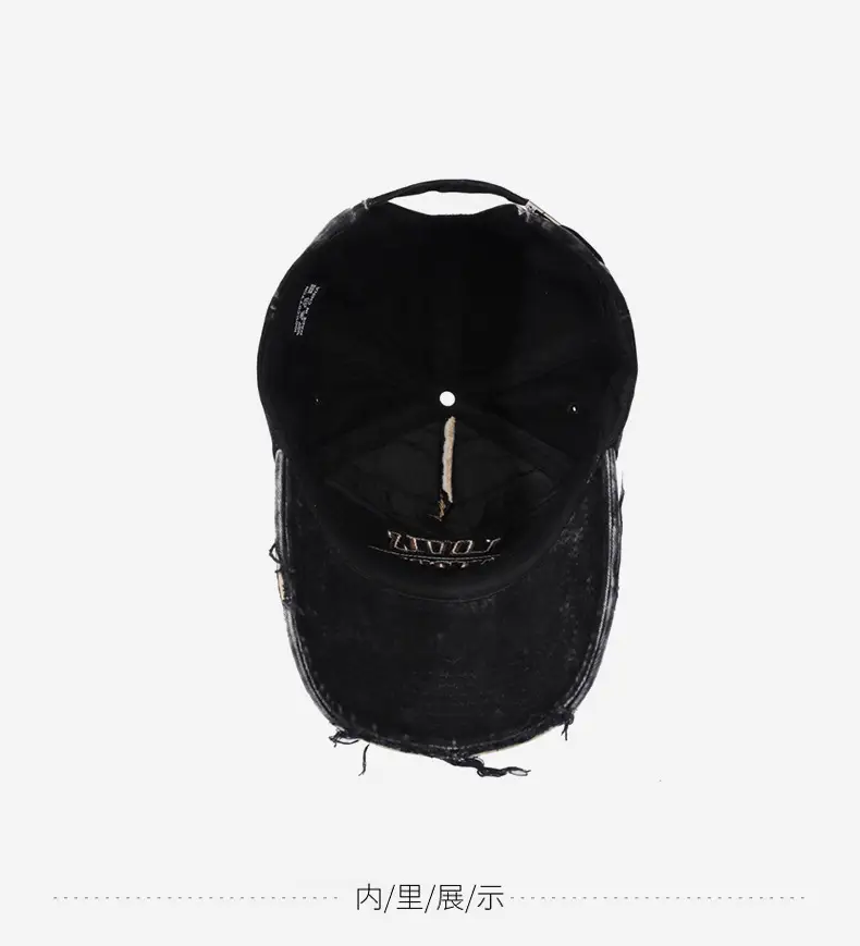 Men's Washed Cloth Baseball Cap Korean Style Outdoor Sun Protection Casual Versatile Street Spring and Autumn Sunshade Cap — feature 13