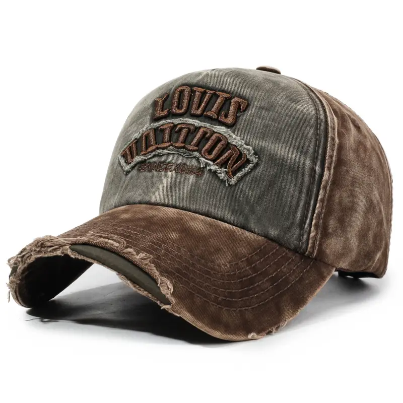 Men's Washed Cloth Baseball Cap Korean Style Outdoor Sun Protection Casual Versatile Street Spring and Autumn Sunshade Cap - Image 6
