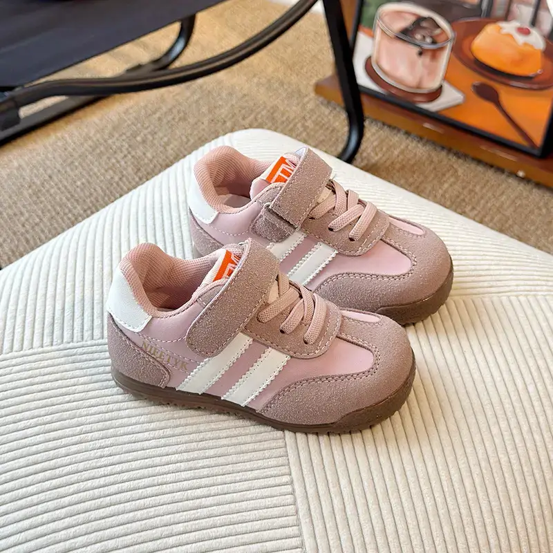 2025 Spring Toddler Walking Shoes Grey White