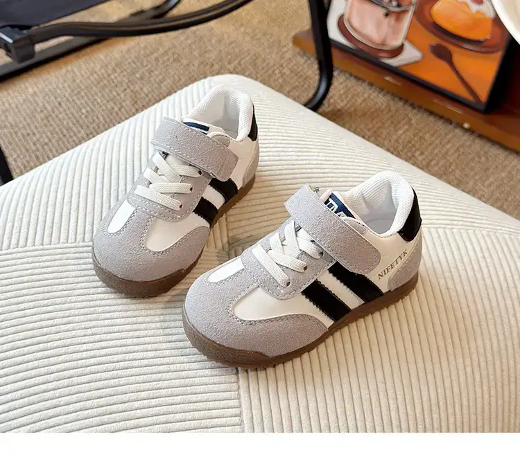 2025 Spring Toddler Walking Shoes Grey White — feature 10
