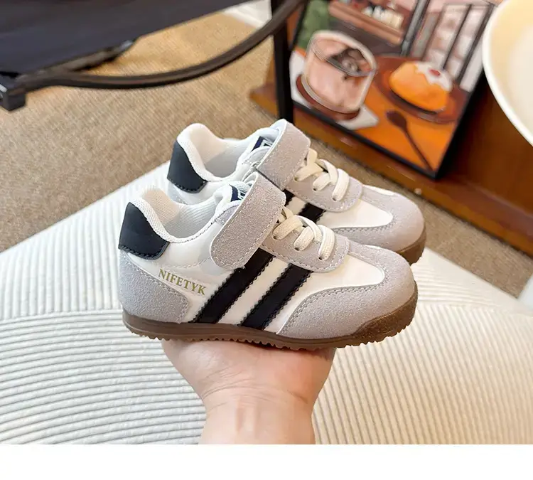 2025 Spring Toddler Walking Shoes Grey White — feature 11