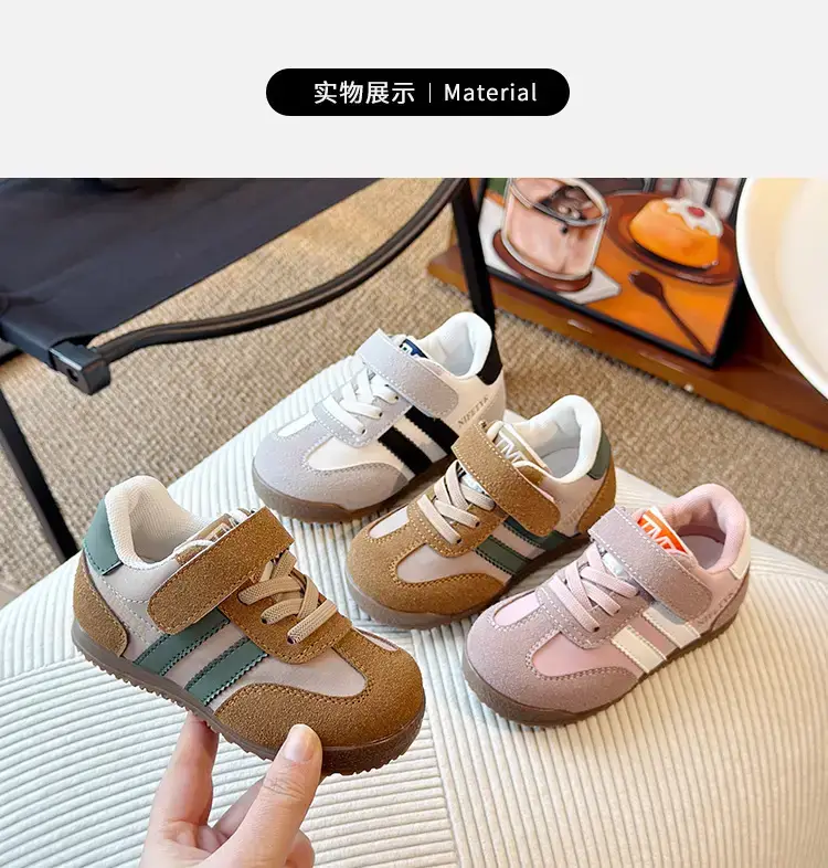 2025 Spring Toddler Walking Shoes Grey White — feature 6