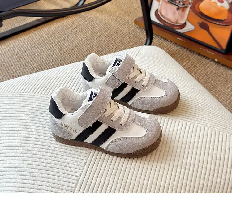 2025 Spring Toddler Walking Shoes Grey White — feature 8