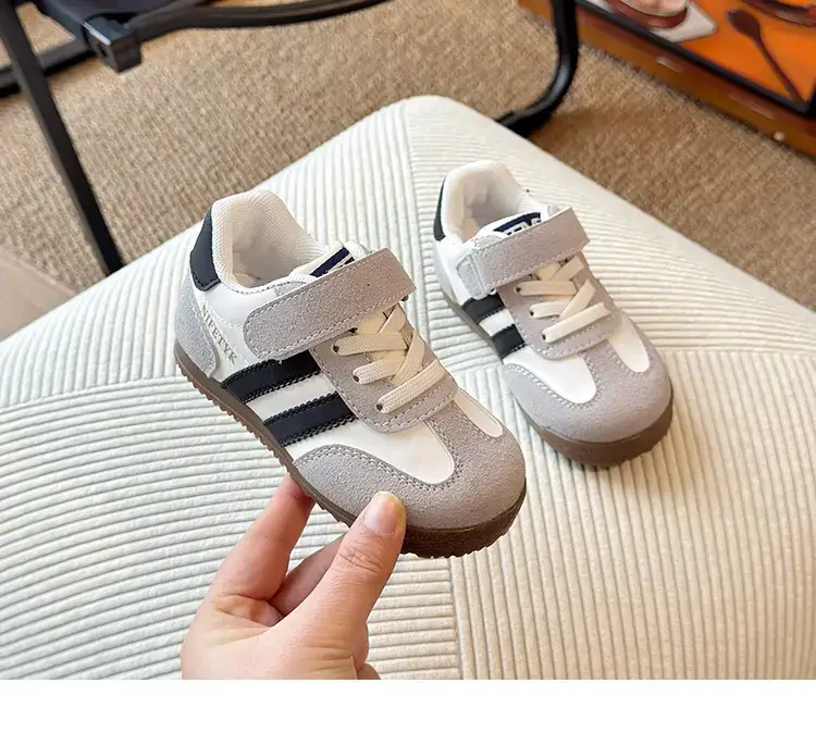 2025 Spring Toddler Walking Shoes Grey White — feature 9