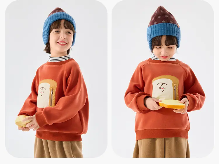 Girls Green Lion Embroidered Sweatshirt — feature 11