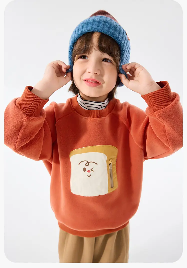 Girls Green Lion Embroidered Sweatshirt — feature 12