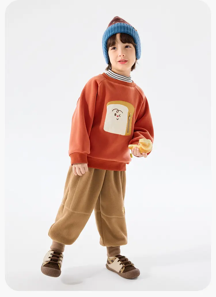 Girls Green Lion Embroidered Sweatshirt — feature 14