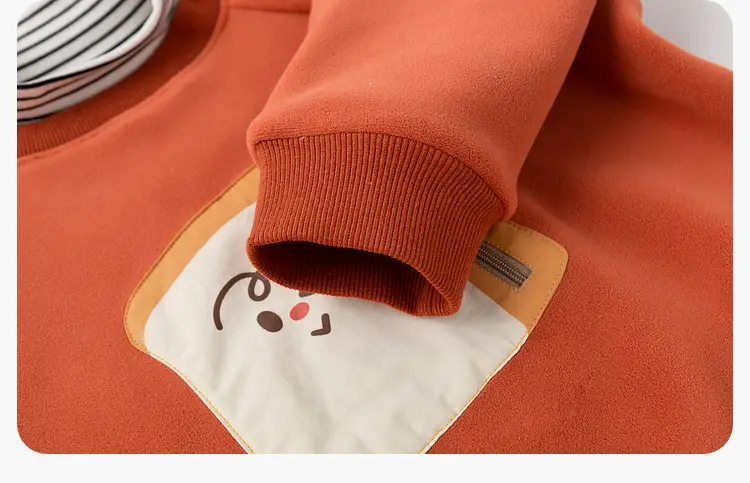 Girls Green Lion Embroidered Sweatshirt — feature 17