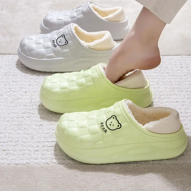 Women Waterproof Velvet Slippers Autumn Winter 2024 - Image 8