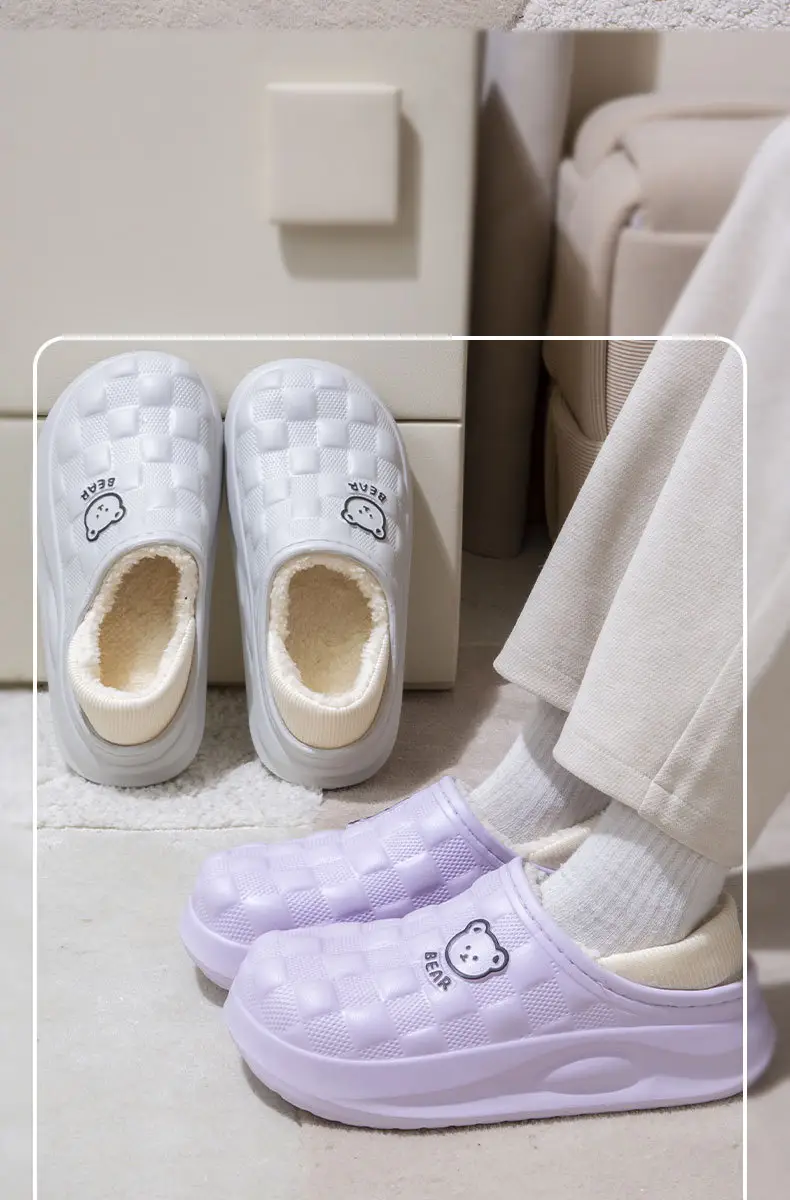 Women Waterproof Velvet Slippers Autumn Winter 2024 — feature 11
