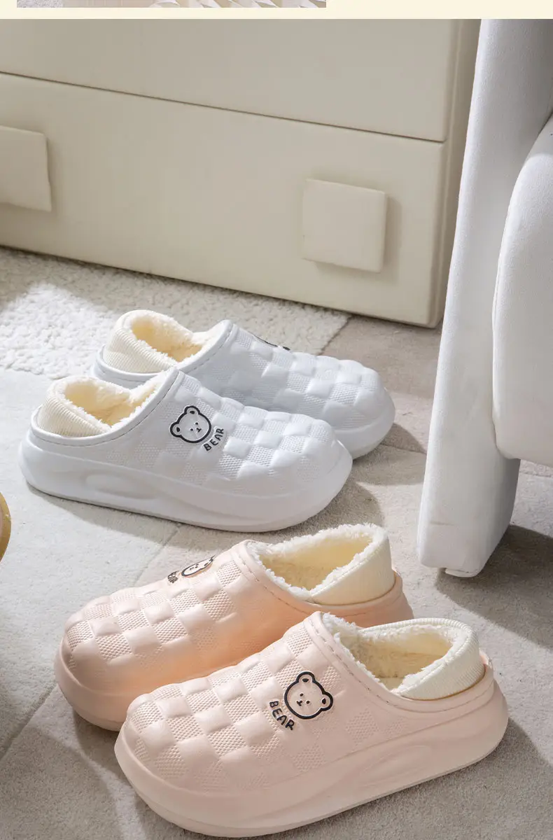 Women Waterproof Velvet Slippers Autumn Winter 2024 — feature 14