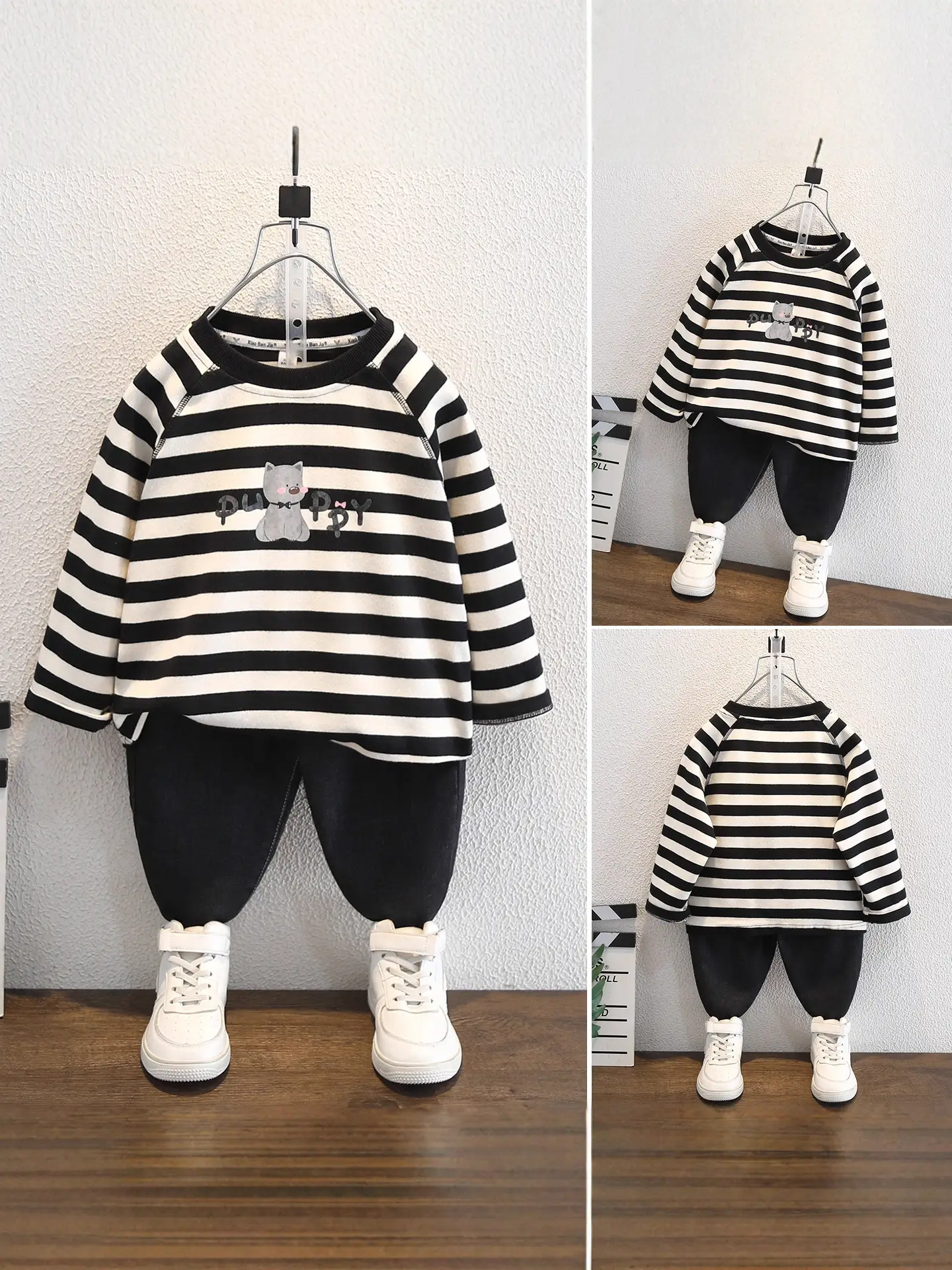 9546 Boys Striped Long Sleeve T-Shirt 2026 - Image 3