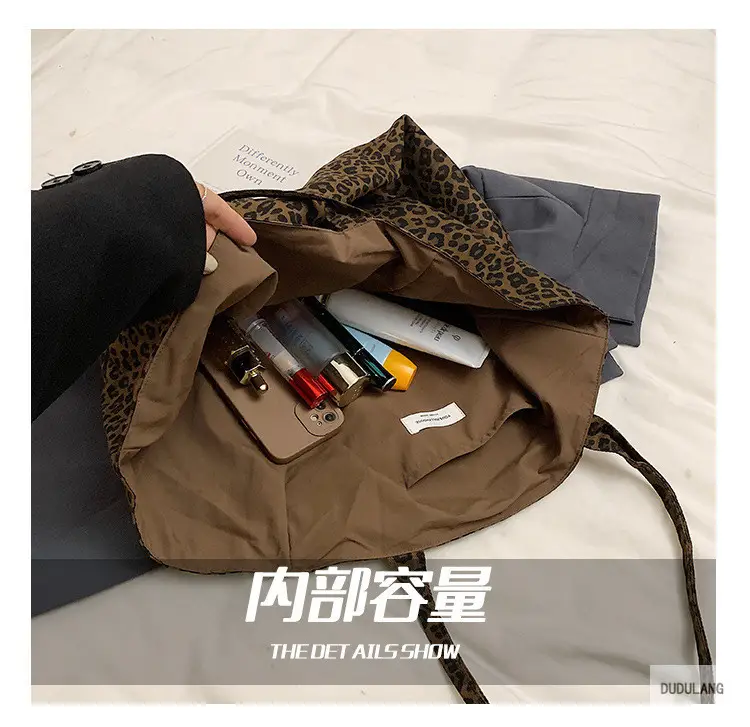Leopard Print Large Capacity Women's Tote Bag — feature 7