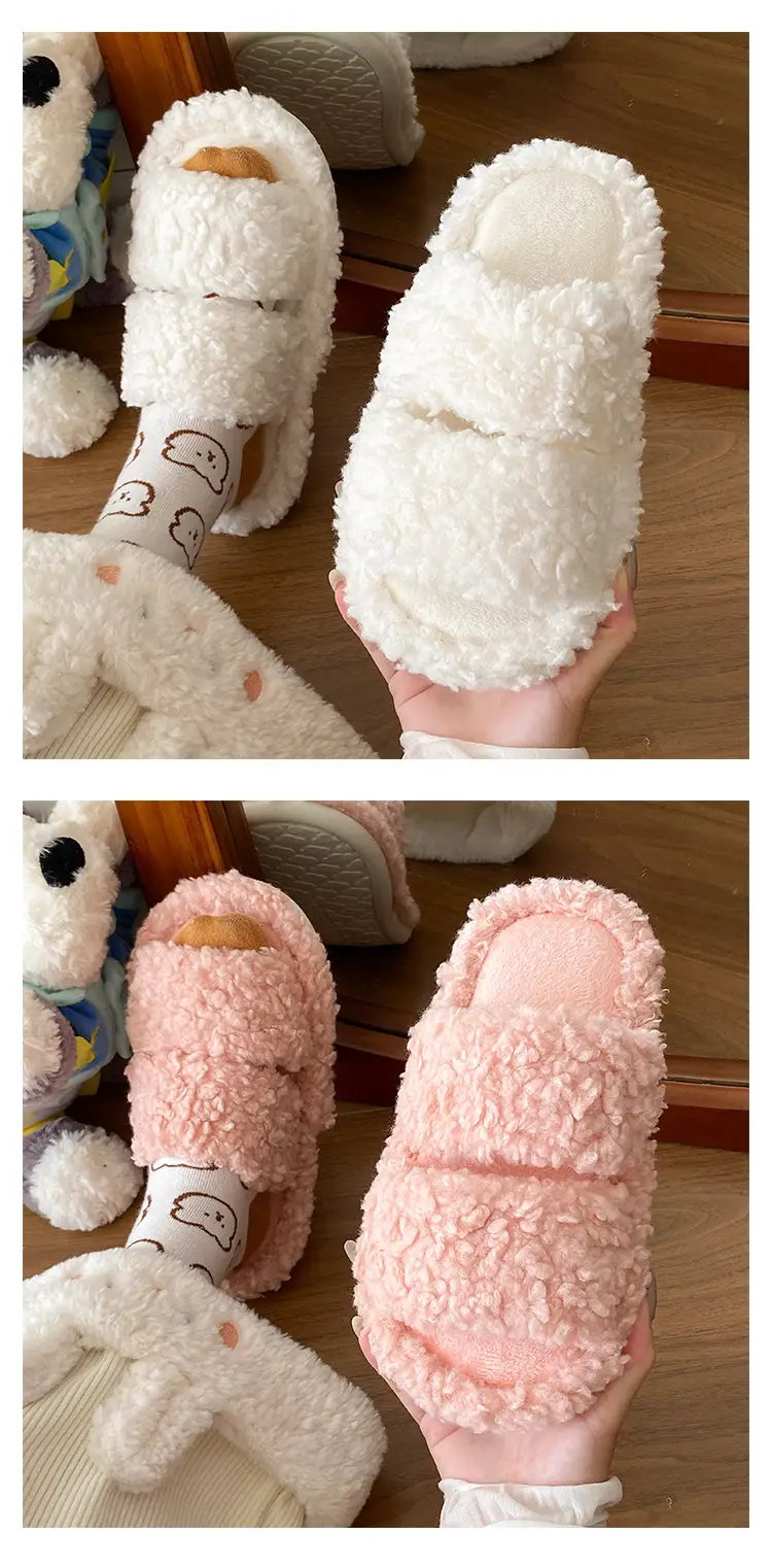 Women's Furry Slippers Retro Cartoon 2025 Winter — feature 13